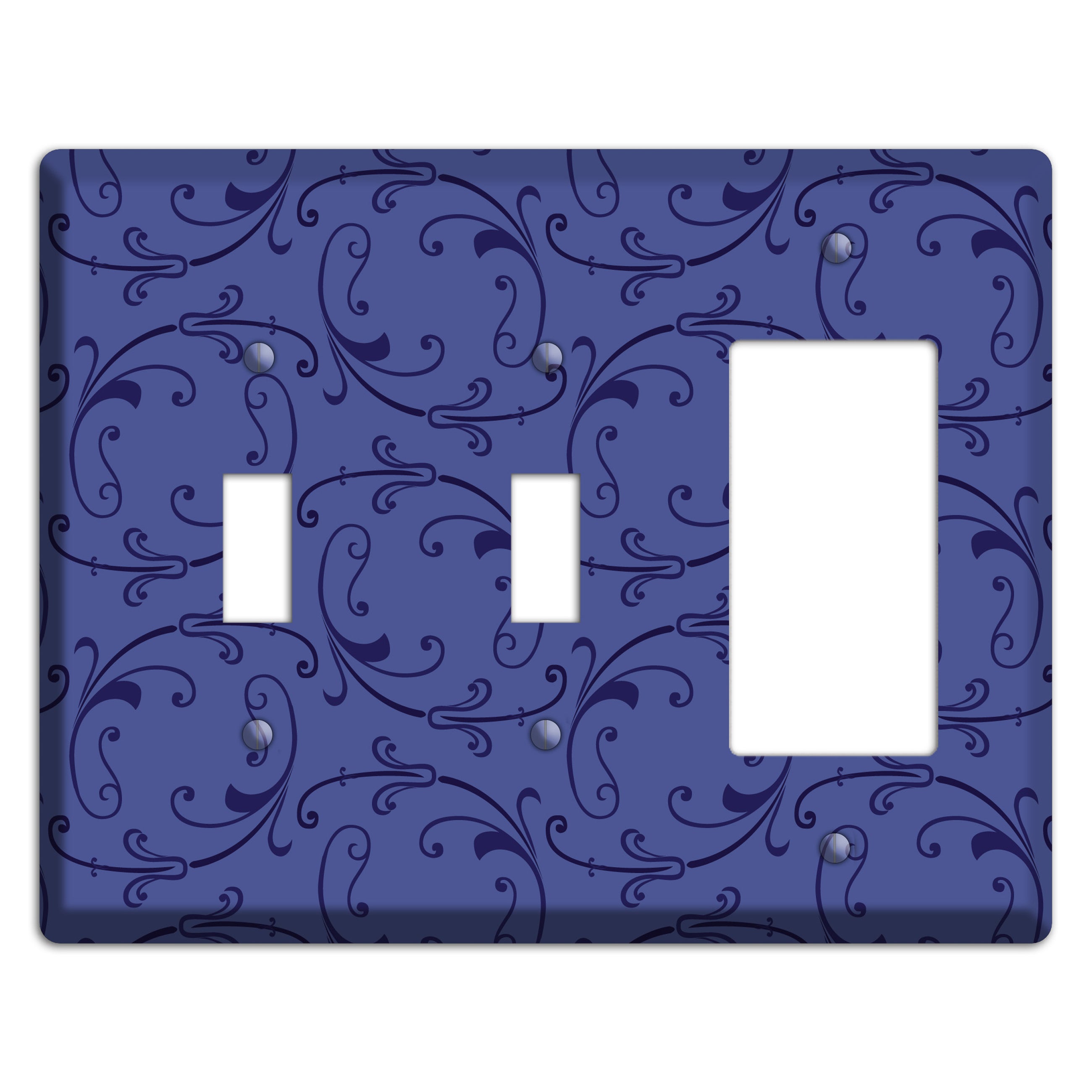 Green and Brown Argyle 2 Toggle / Rocker Wallplate