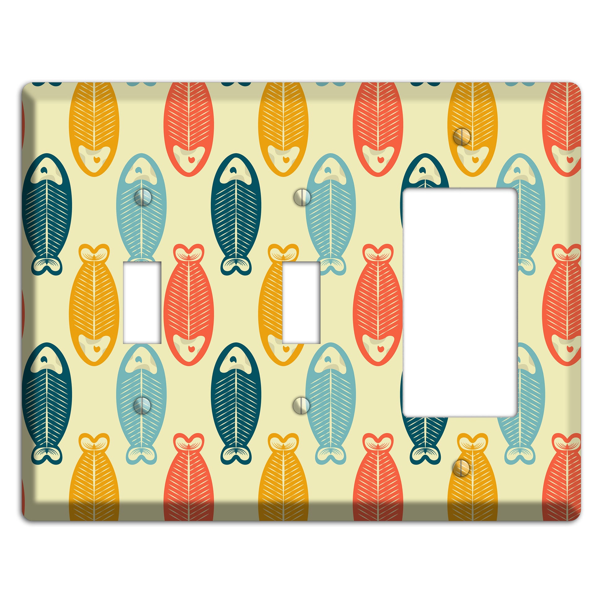 Fish 2 Toggle / Rocker Wallplate