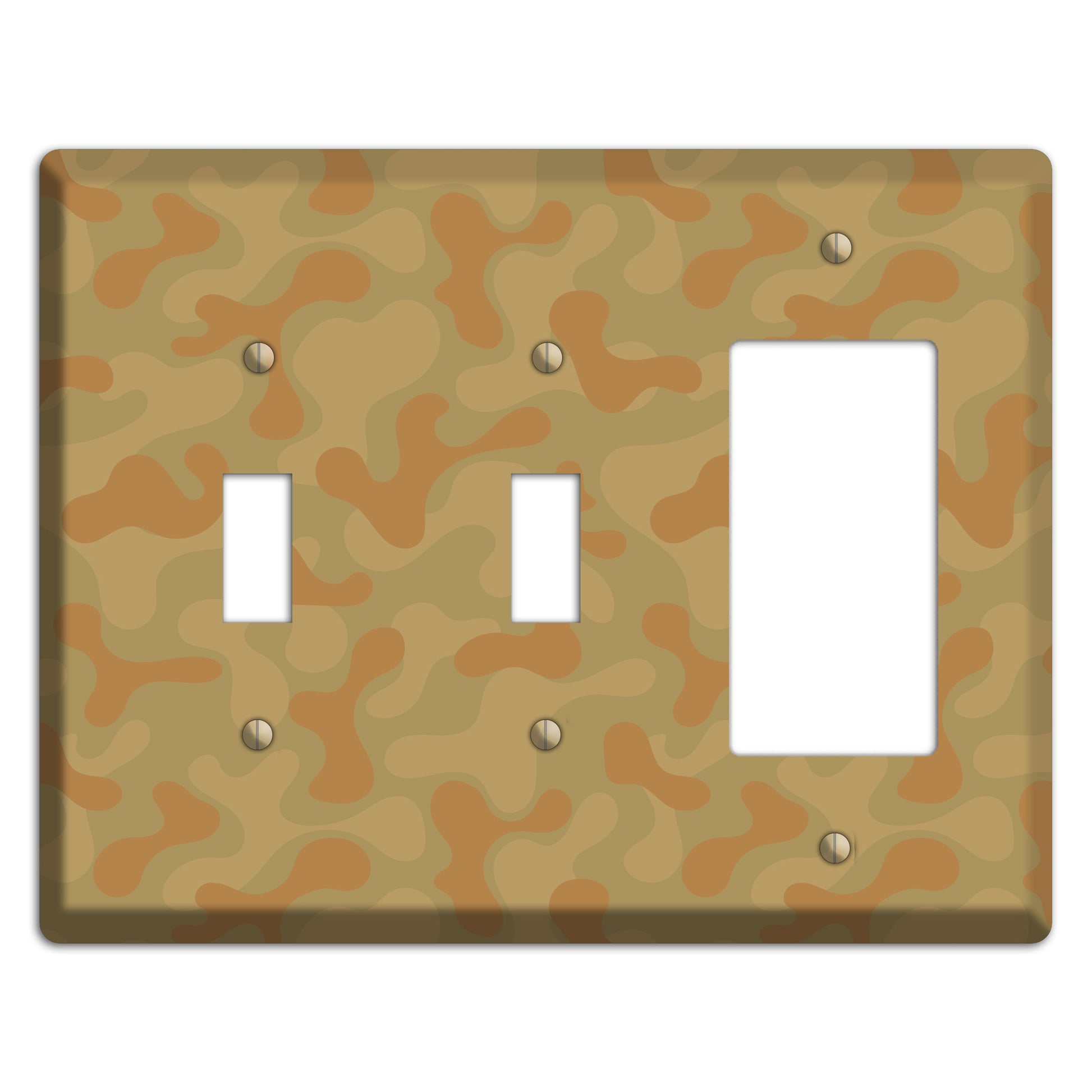 UCP Camo 2 Toggle / Rocker Wallplate