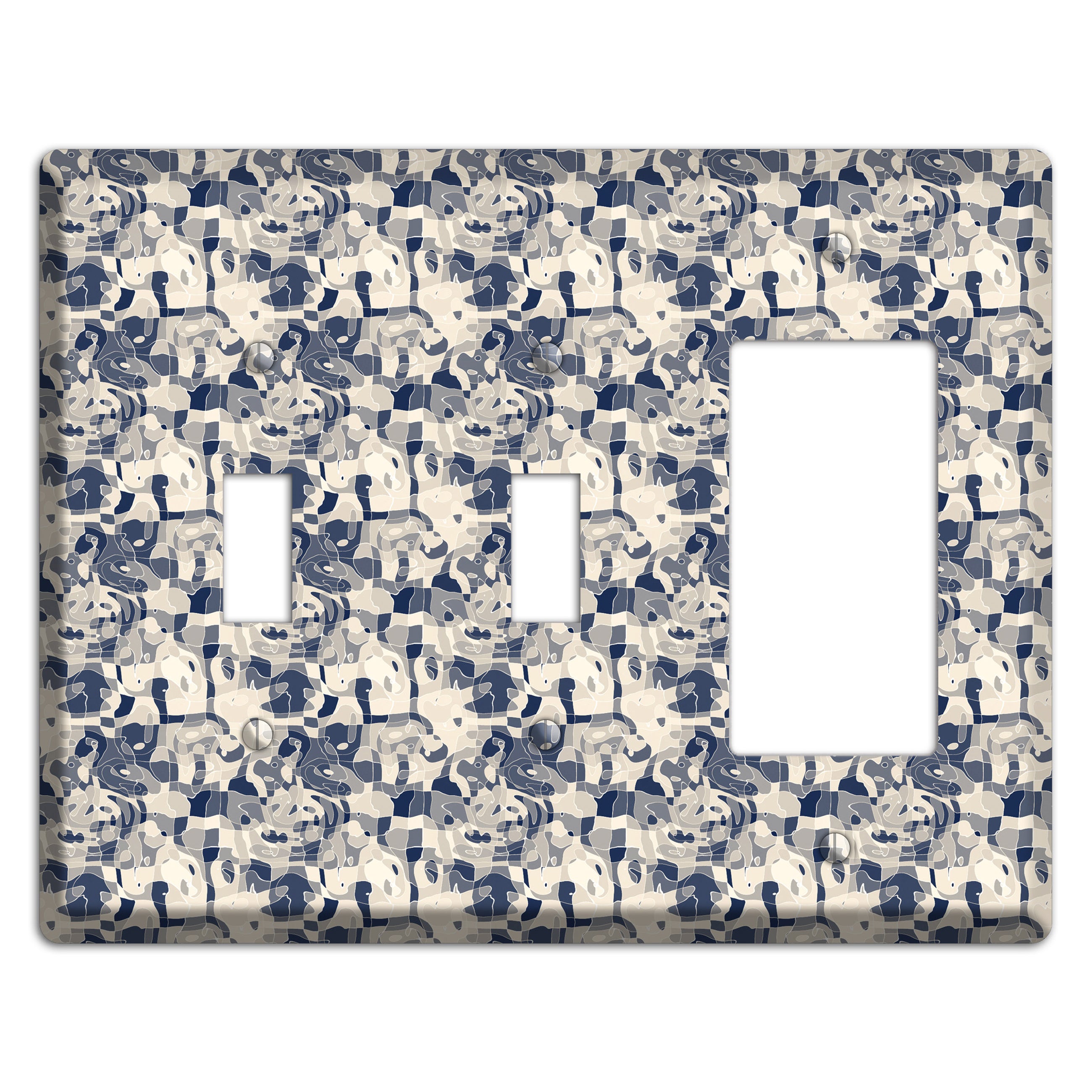 Multi Olive Bubble Dots 2 Toggle / Rocker Wallplate
