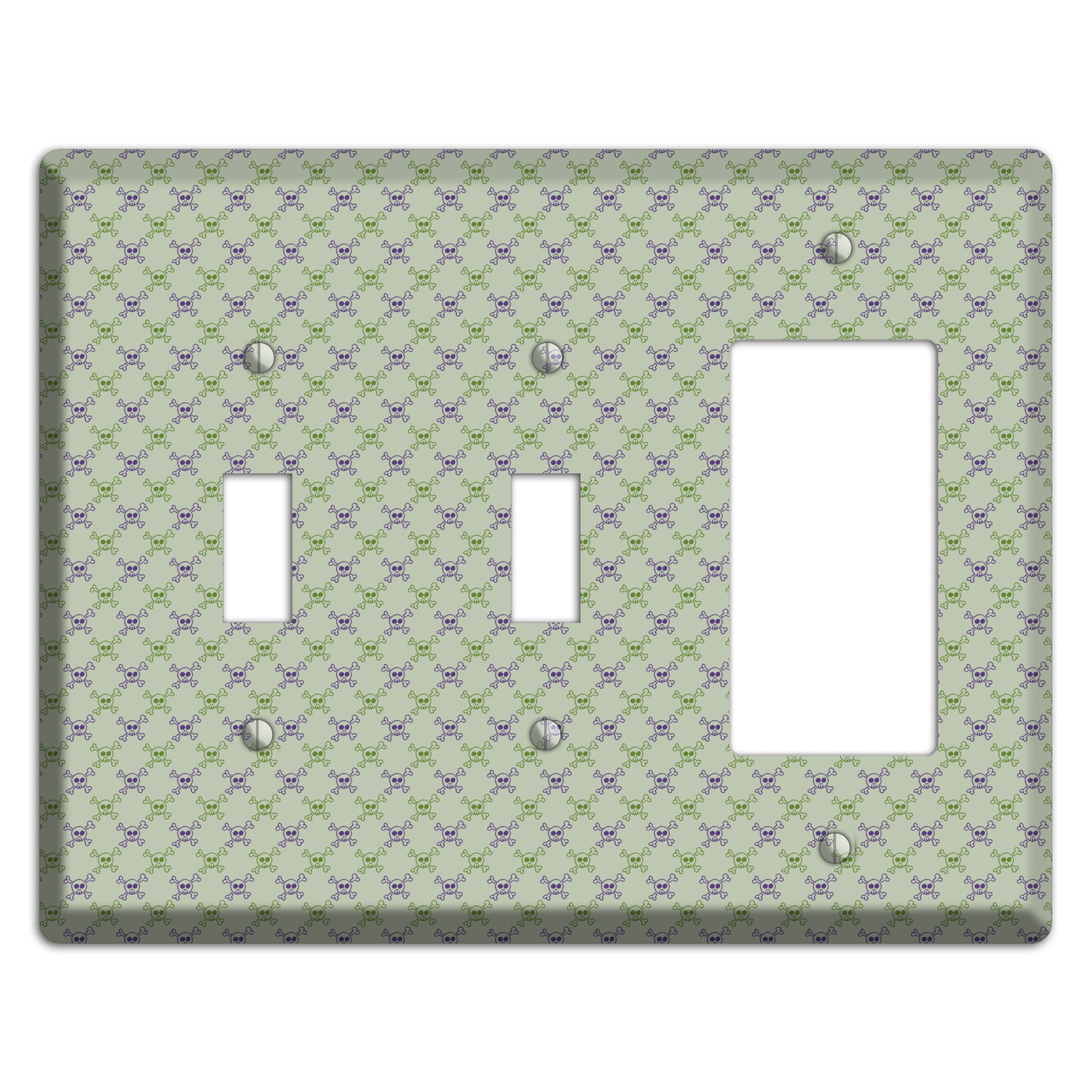 Pink and White Hearts 2 Toggle / Rocker Wallplate