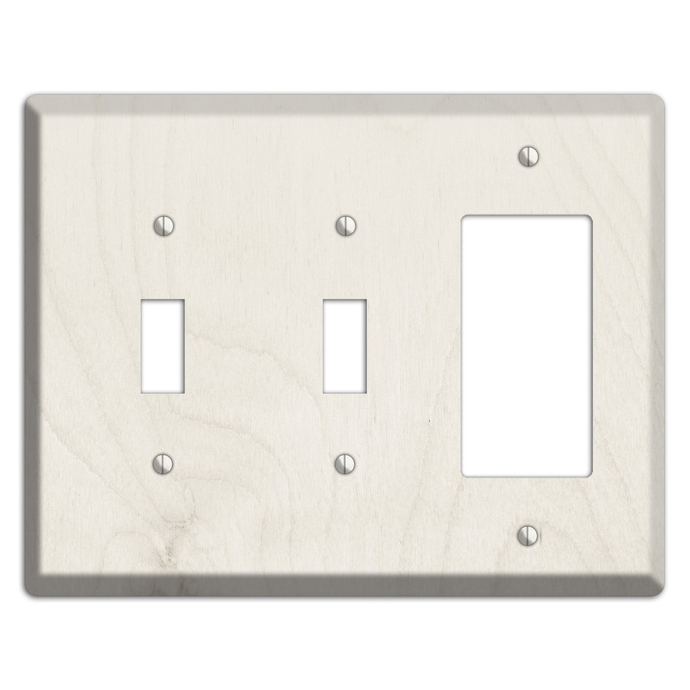 Dawn pink Antique 2 Toggle / Rocker Wallplate