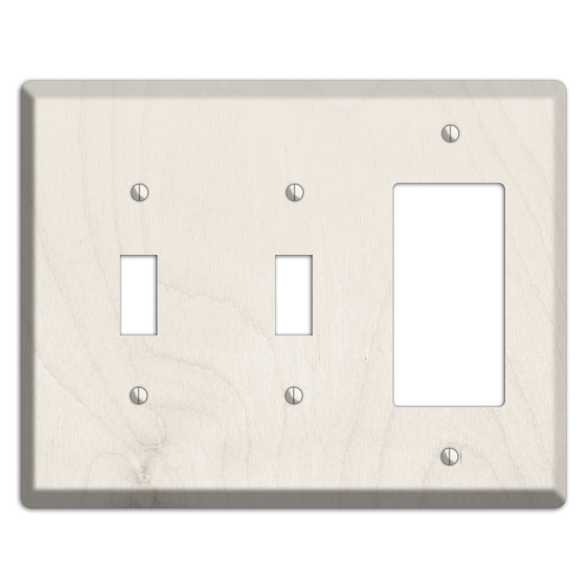 Dawn pink Antique 2 Toggle / Rocker Wallplate