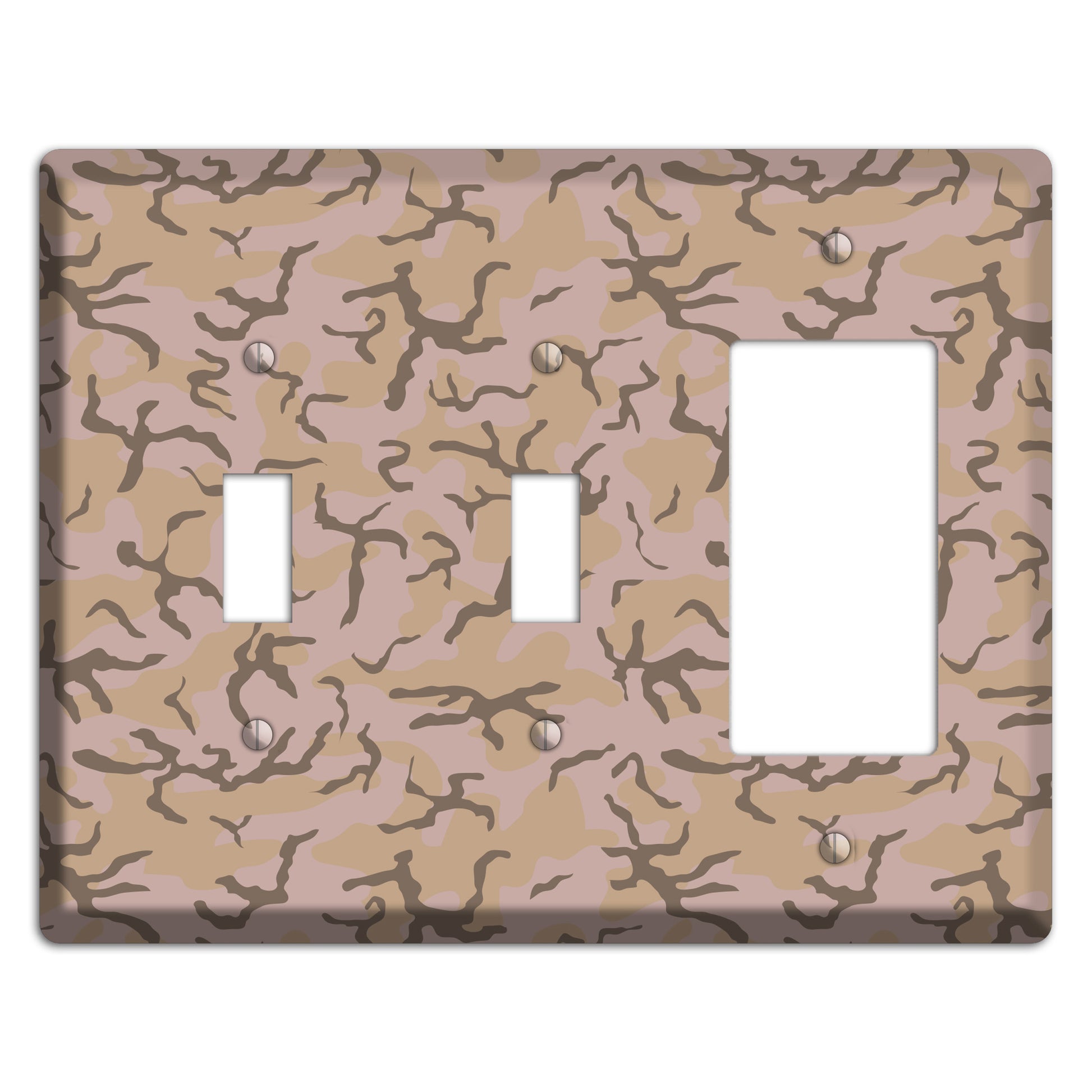 Woodland Camo 2 Toggle / Rocker Wallplate