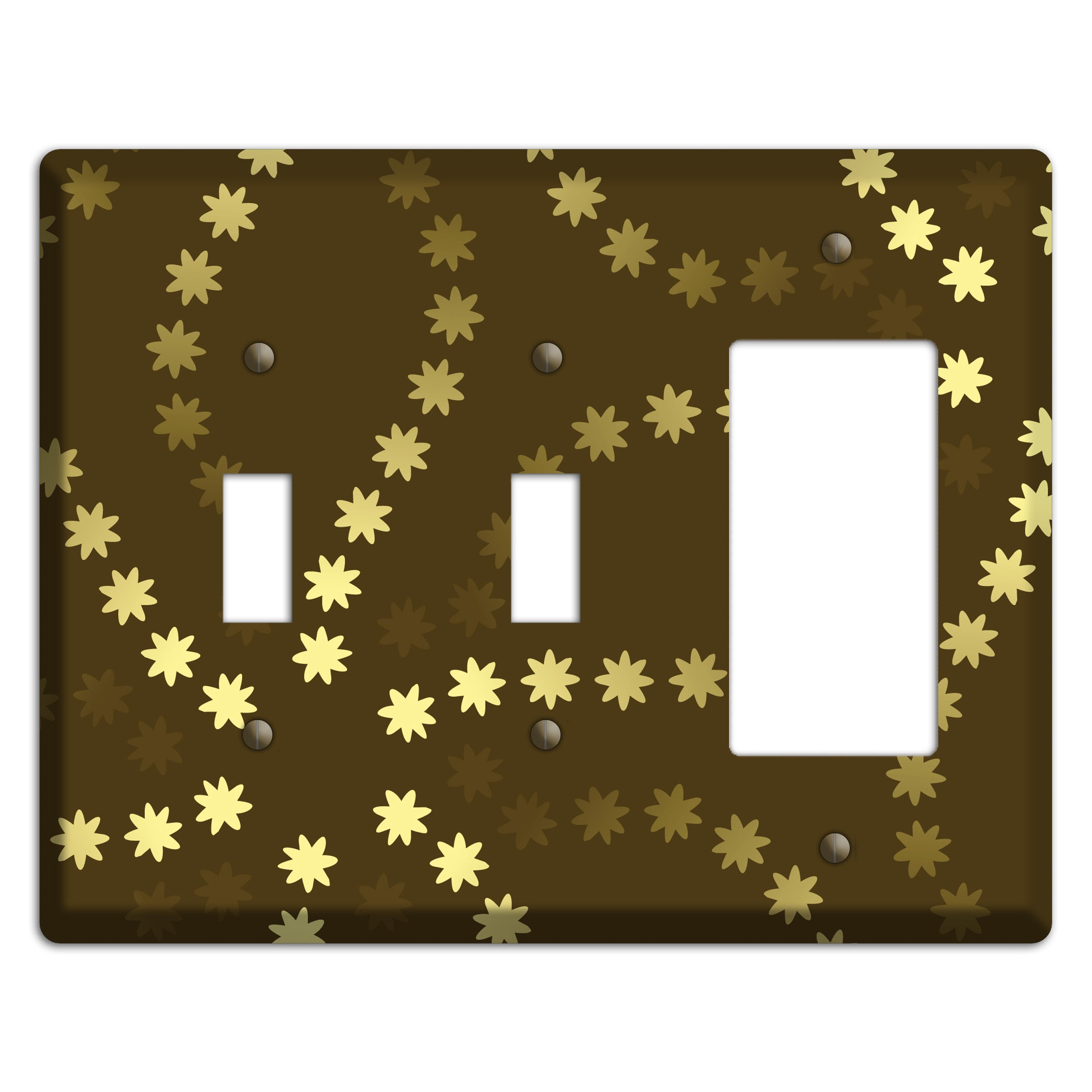 Multi Olive Constellation 2 Toggle / Rocker Wallplate