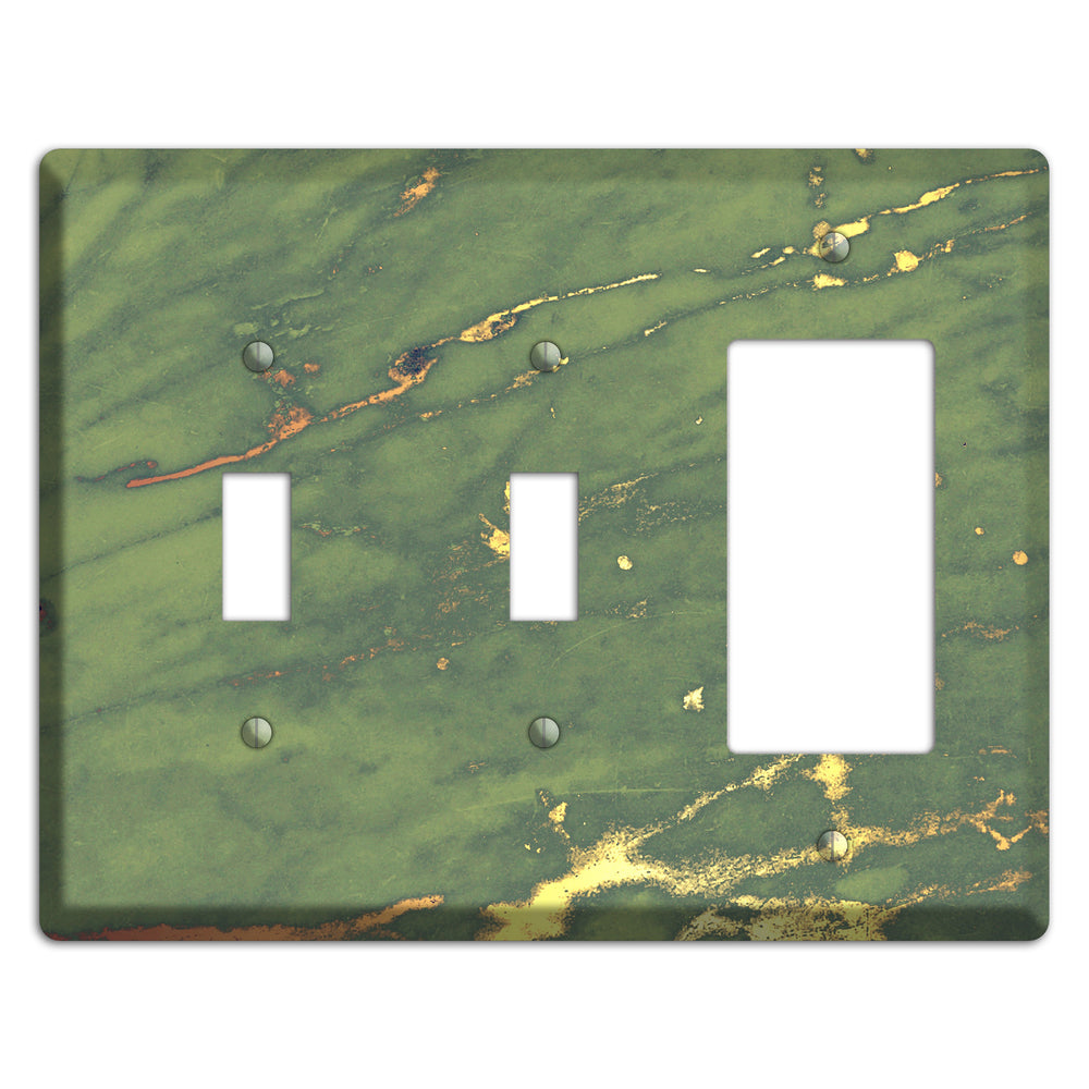 Limed Ash Marble 2 Toggle / Rocker Wallplate