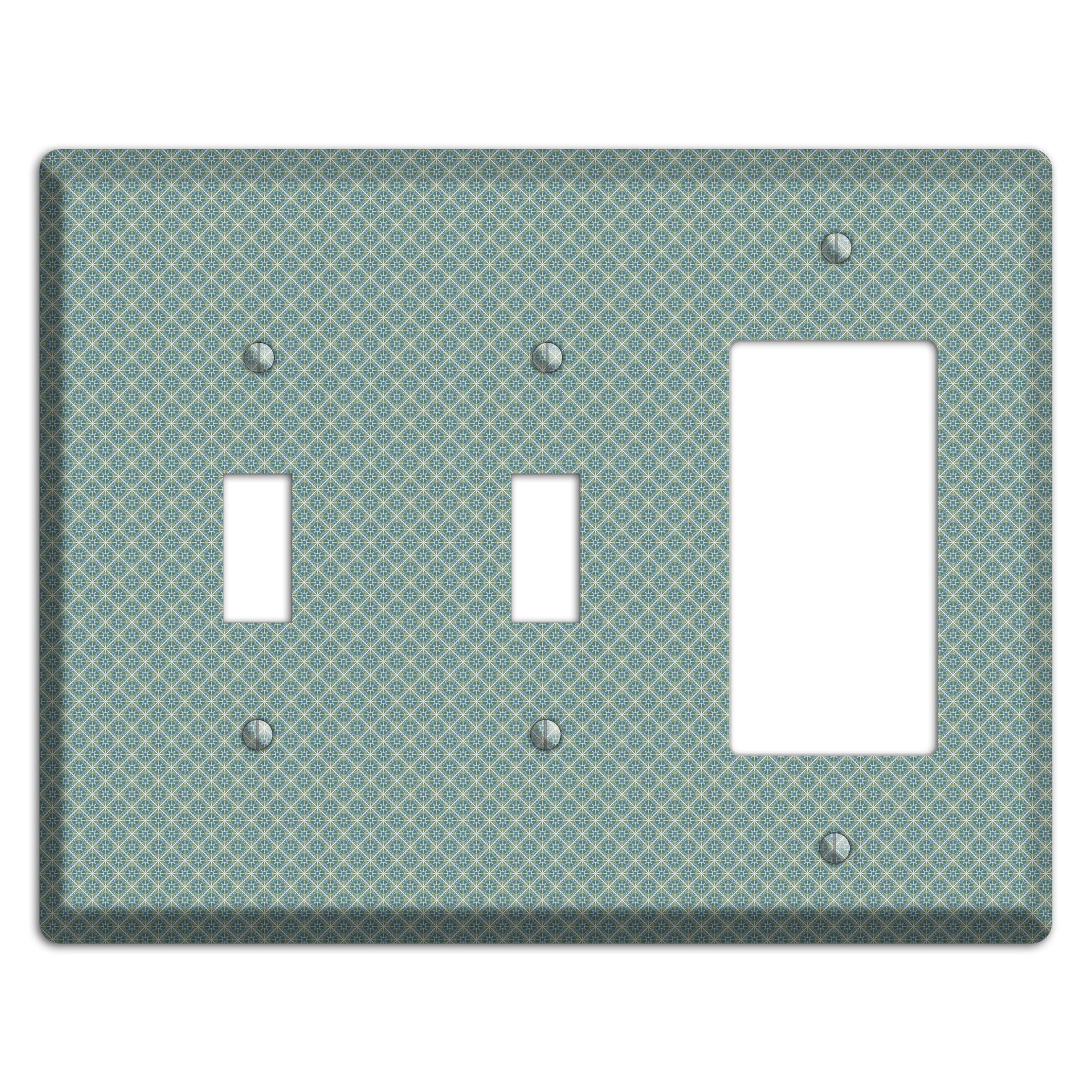 Sage Tiny Arabesque 2 Toggle / Rocker Wallplate