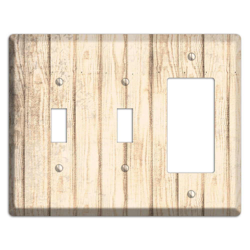 Sidecar Weathered Wood 2 Toggle / Rocker Wallplate