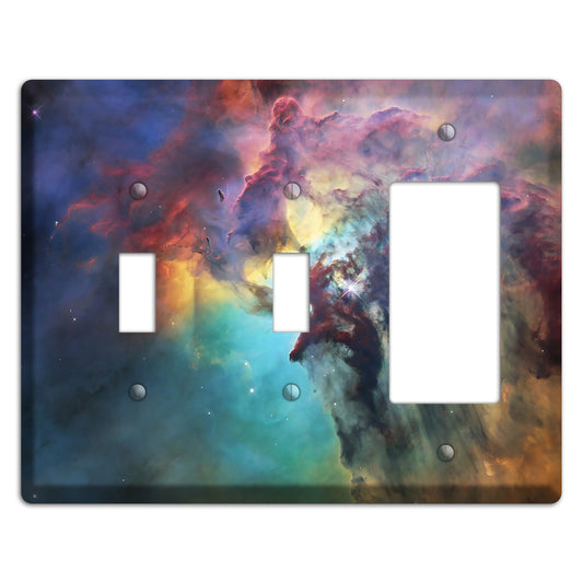 Lagoon Nebula 2 Toggle / Rocker Wallplate