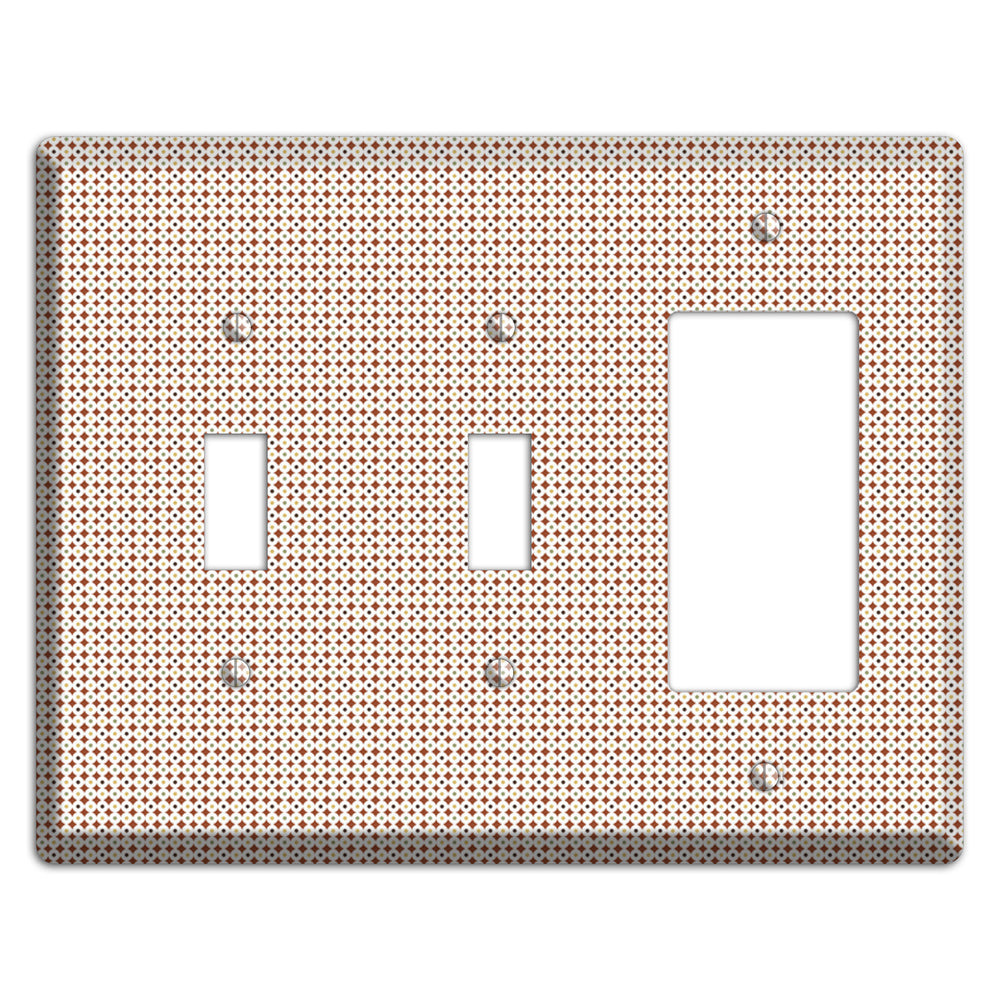 Beige Weave 2 Toggle / Rocker Wallplate