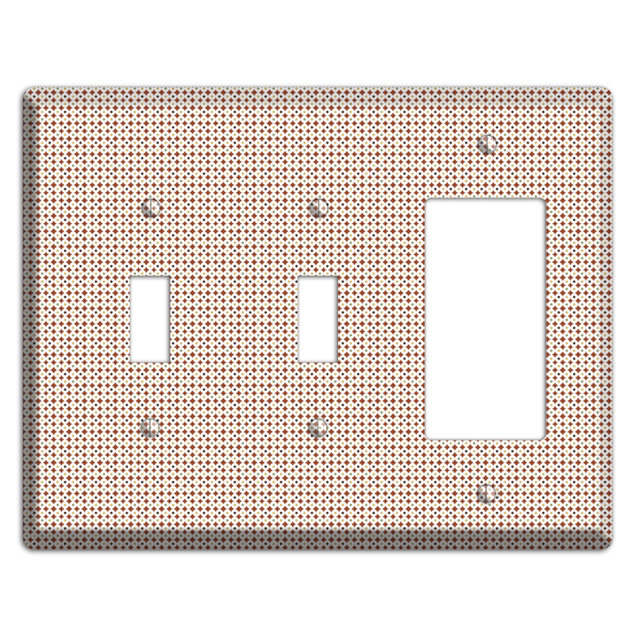Beige Weave 2 Toggle / Rocker Wallplate