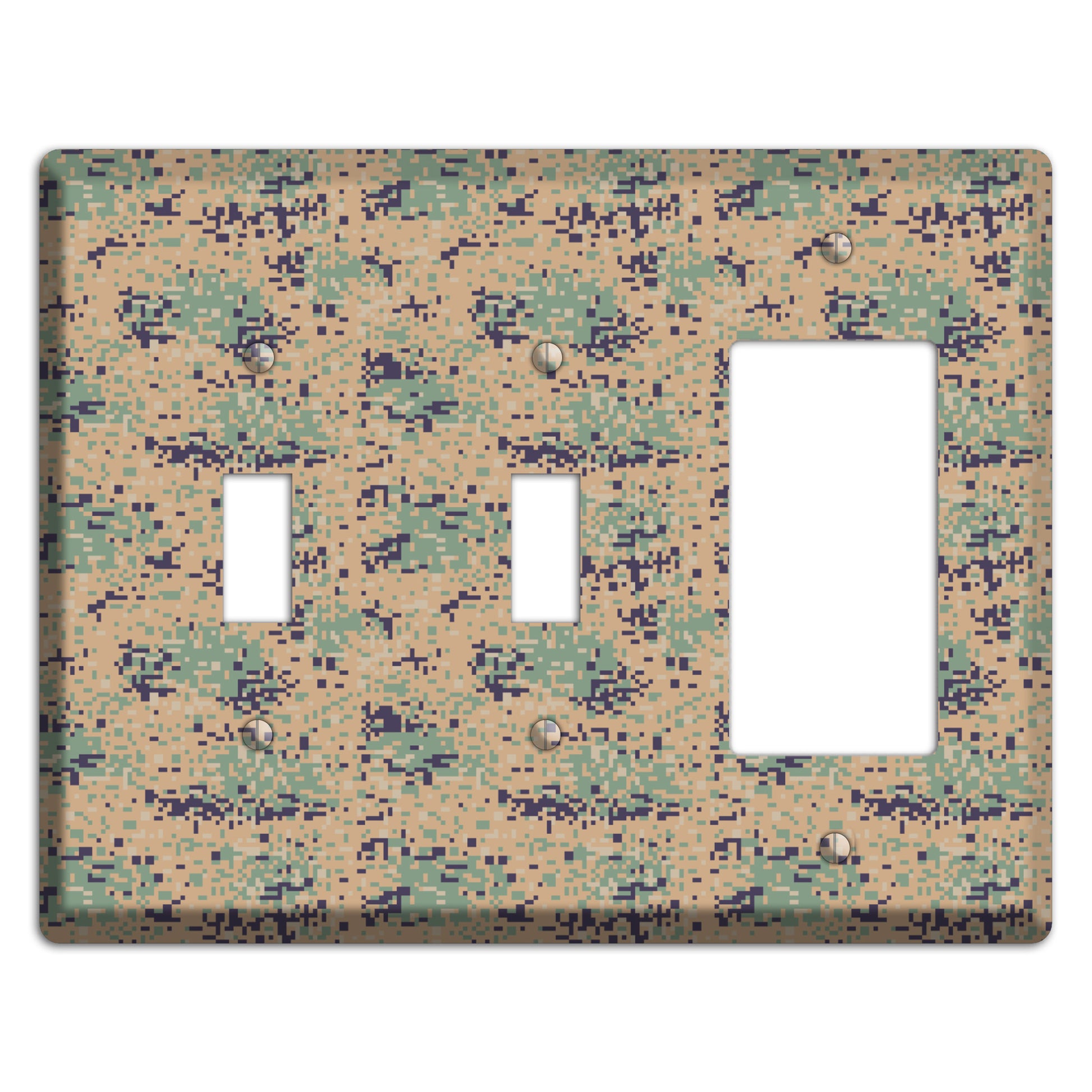 Marpat Woodland Camo 2 Toggle / Rocker Wallplate
