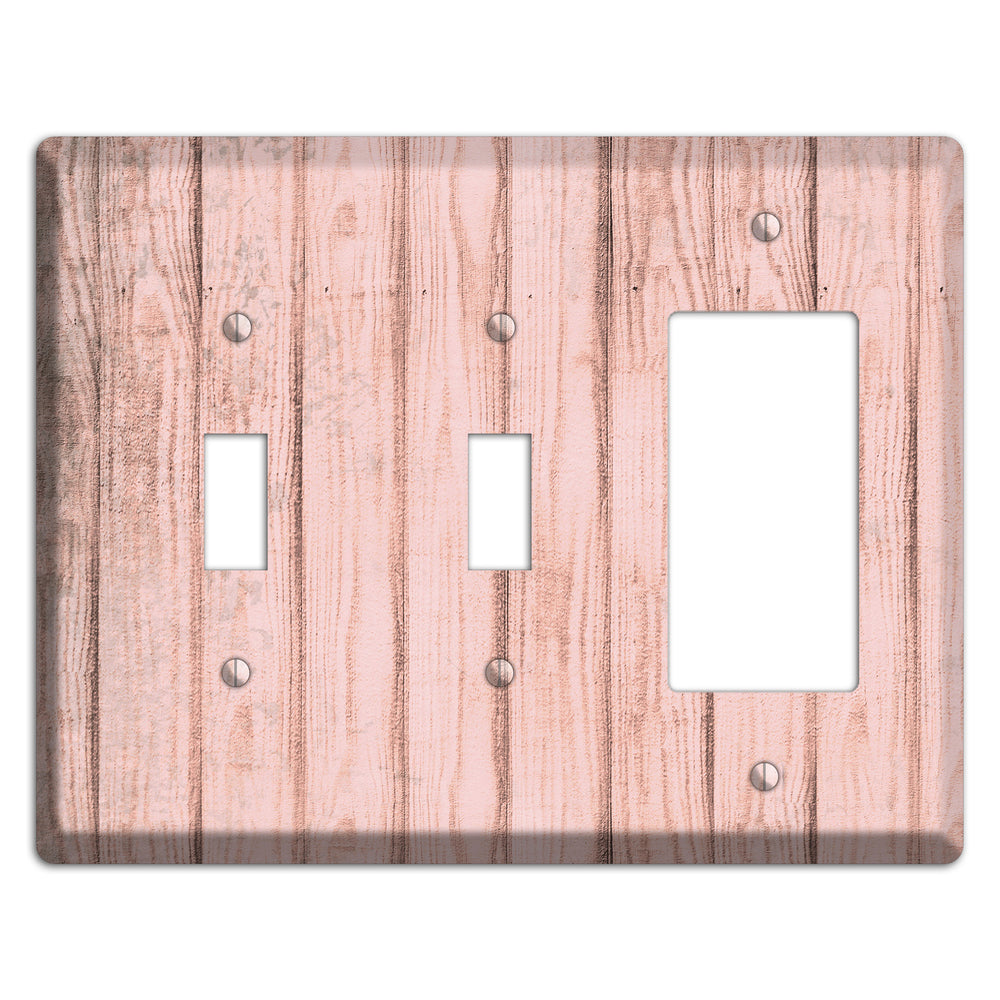 Beauty Bush Weathered Wood 2 Toggle / Rocker Wallplate
