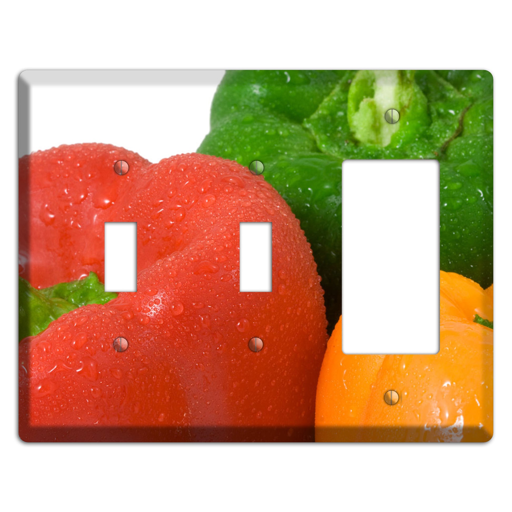 Peppers 2 Toggle / Rocker Wallplate