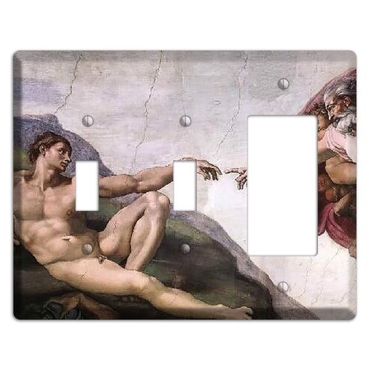 Michelangelo 1 2 Toggle / Rocker Wallplate