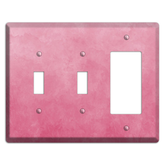 Pink Ombre 2 Toggle / Rocker Wallplate