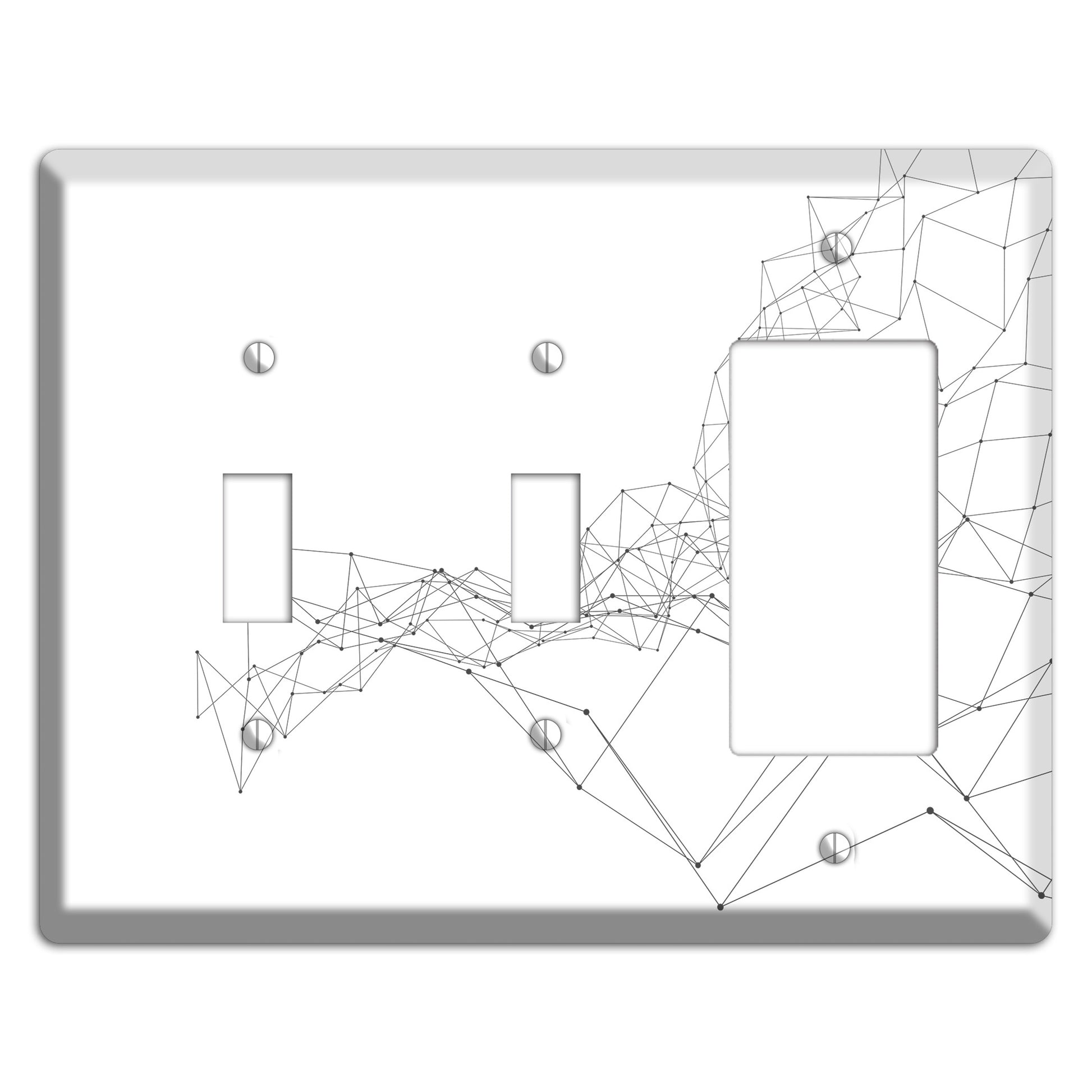 Ink Brushstrokes 7 2 Toggle / Rocker Wallplate