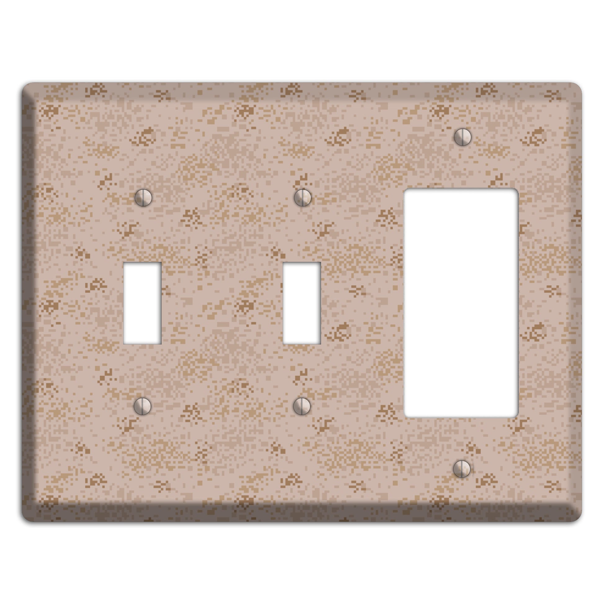 Marpat Desert Camo 2 Toggle / Rocker Wallplate