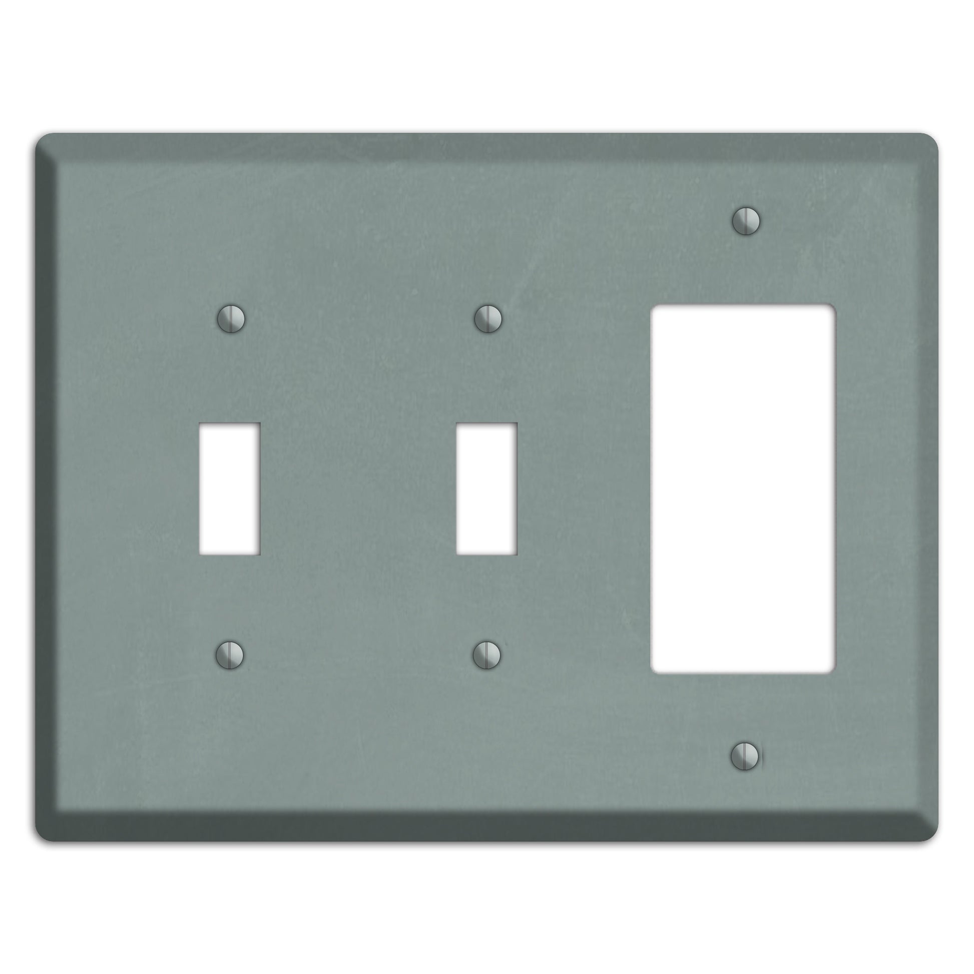 Chalk Faded Gree 2 Toggle / Rocker Wallplate