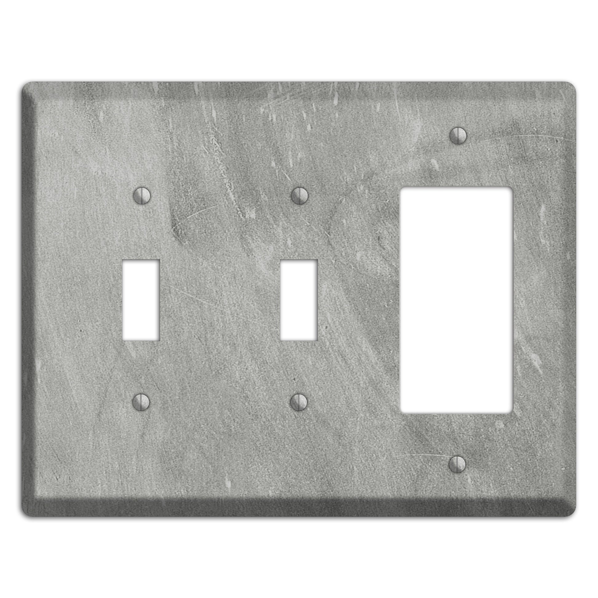 Chalk Grey 2 Toggle / Rocker Wallplate