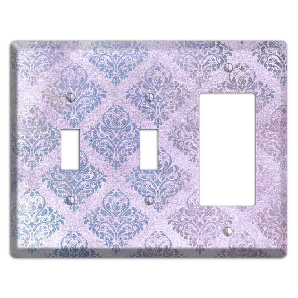 Logan Whimsical Damask 2 Toggle / Rocker Wallplate