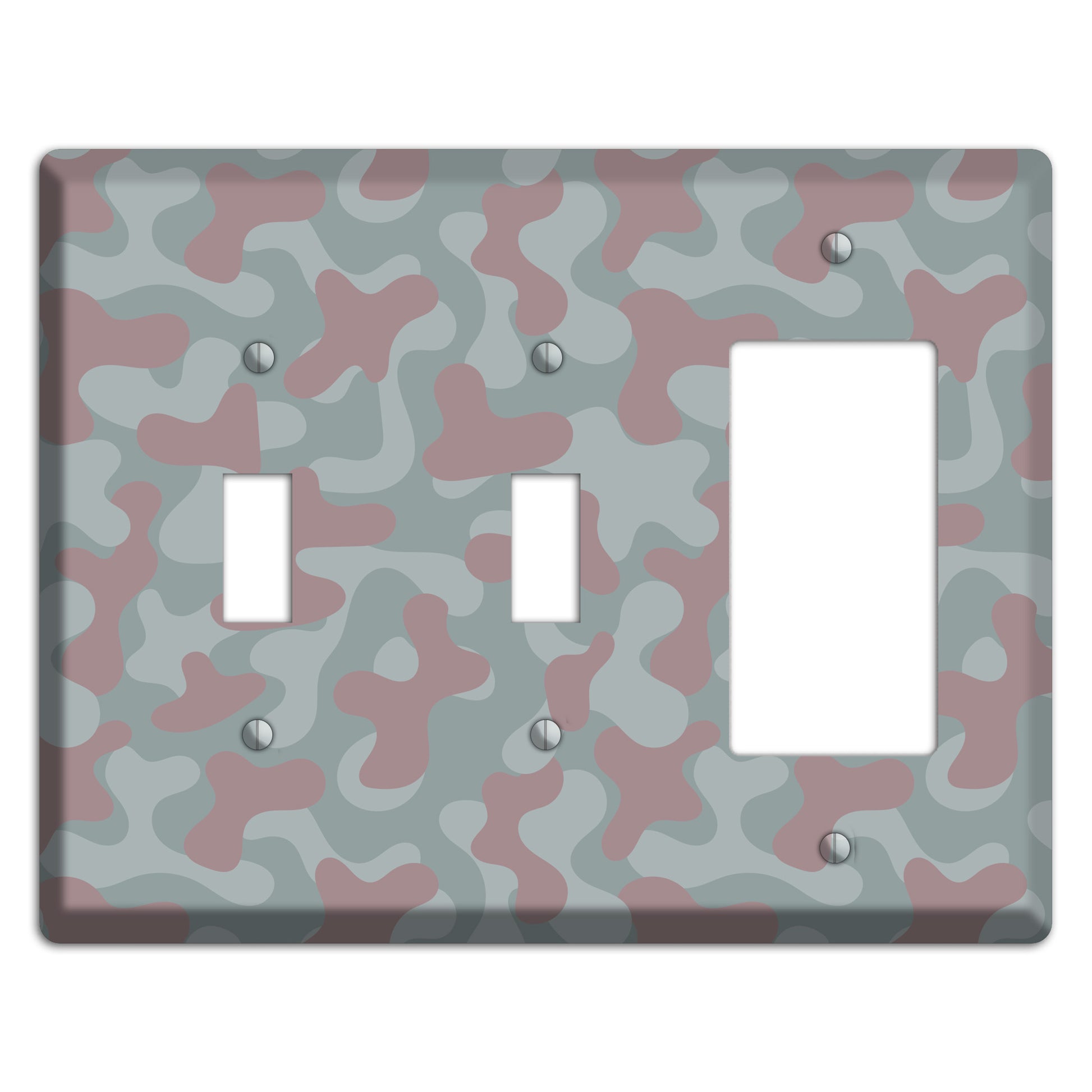 Afghanistan Blotch 1 Camo 2 Toggle / Rocker Wallplate