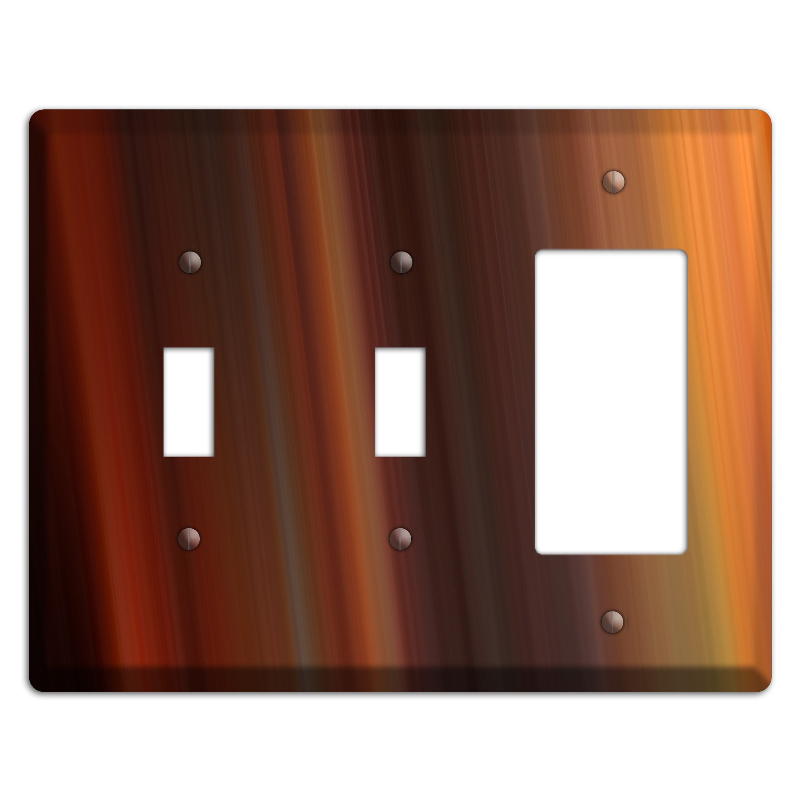 Maroon Ray of Light 2 Toggle / Rocker Wallplate