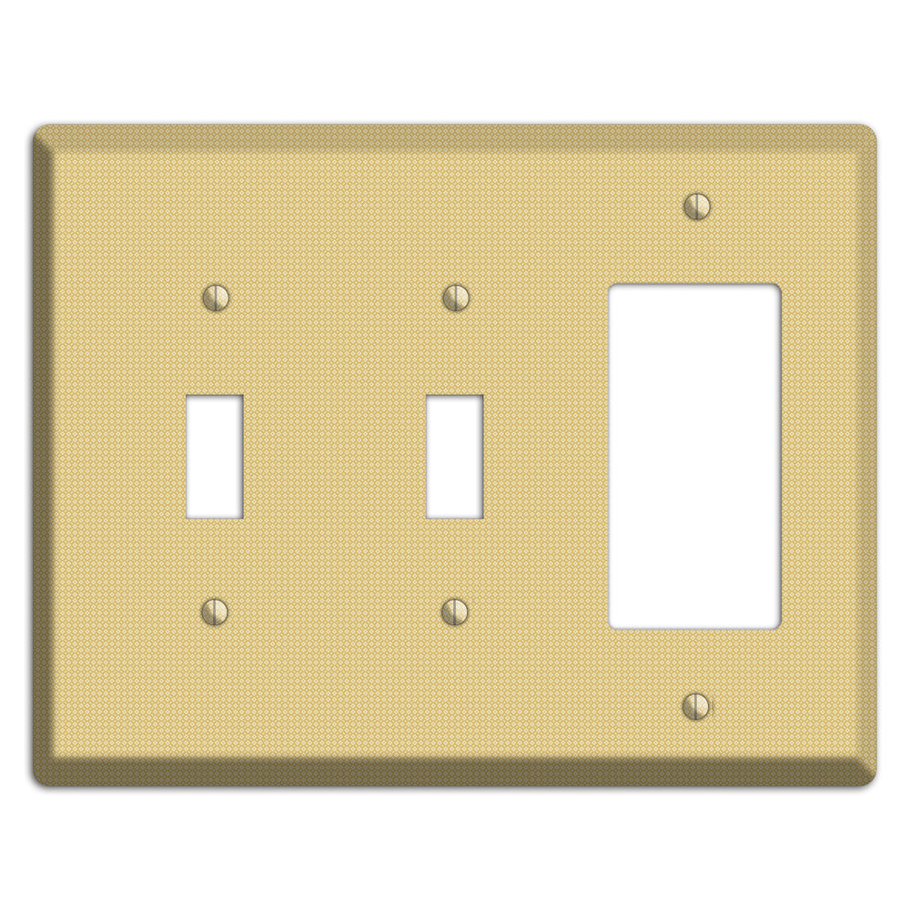 Khaki Weave 2 Toggle / Rocker Wallplate