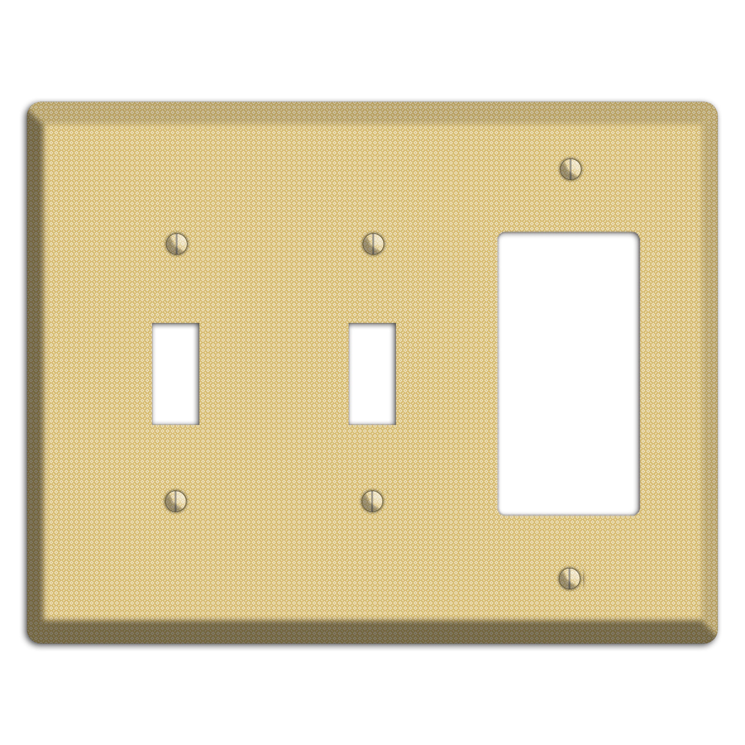 Khaki Weave 2 Toggle / Rocker Wallplate