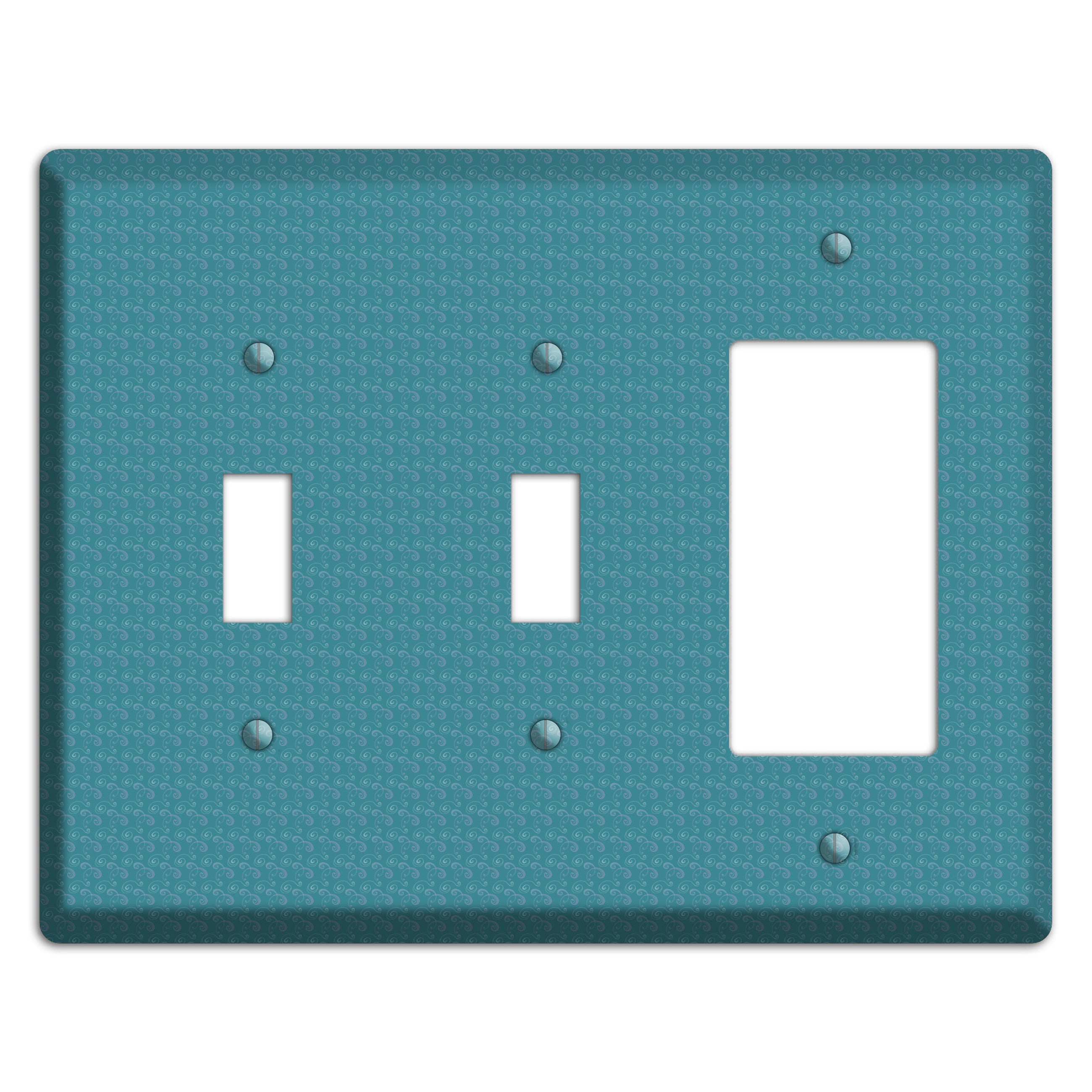 Jade Swirls 2 Toggle / Rocker Wallplate