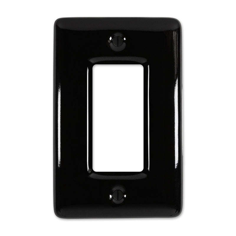 Metro Black Ceramic 1 Rocker (GFI)