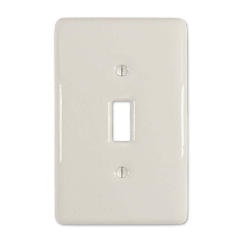 Metro Biscuit Ceramic Cover Plates:Wallplatesonline.com