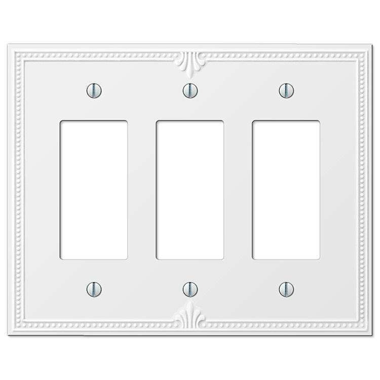 Richmond White 3 Rocker (GFI) - Wallplatesonline.com