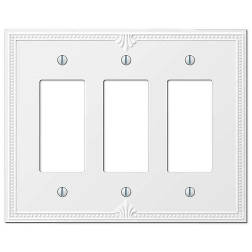 Richmond White 3 Rocker (GFI) - Wallplatesonline.com