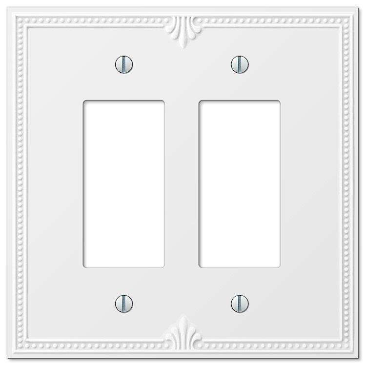 Richmond White 2 Rocker (GFI) - Wallplatesonline.com