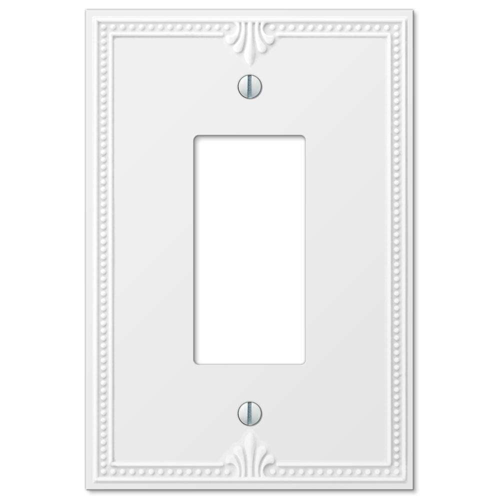 Richmond White 1 Rocker (GFI):Wallplatesonline.com