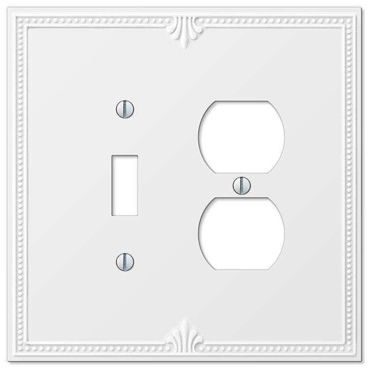Richmond White Toggle / Duplex Outlet