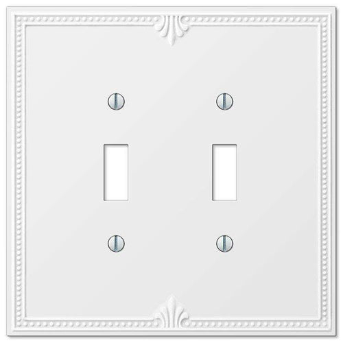 Richmond White Double Toggle - Wallplatesonline.com