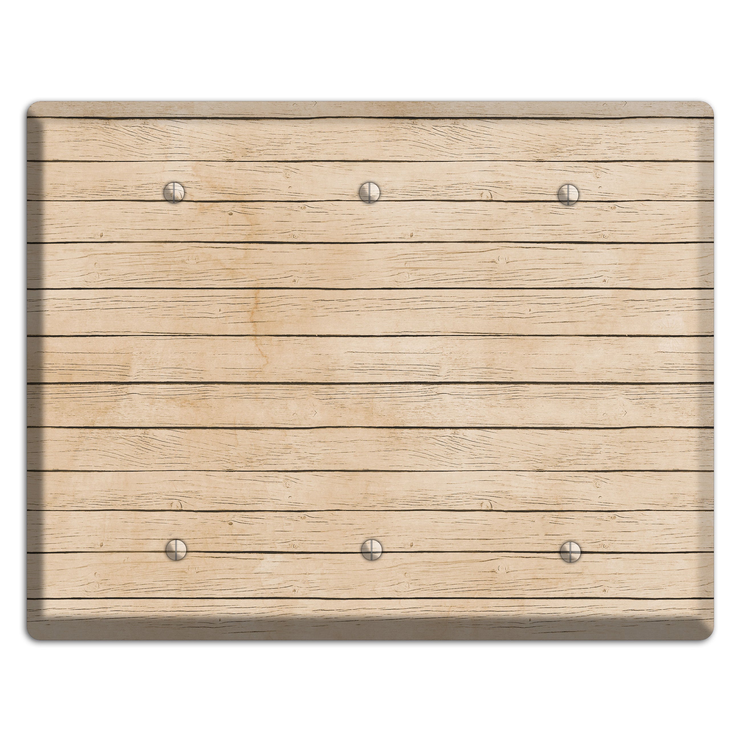 Akaroa Neutral Texture 3 Blank Wallplate