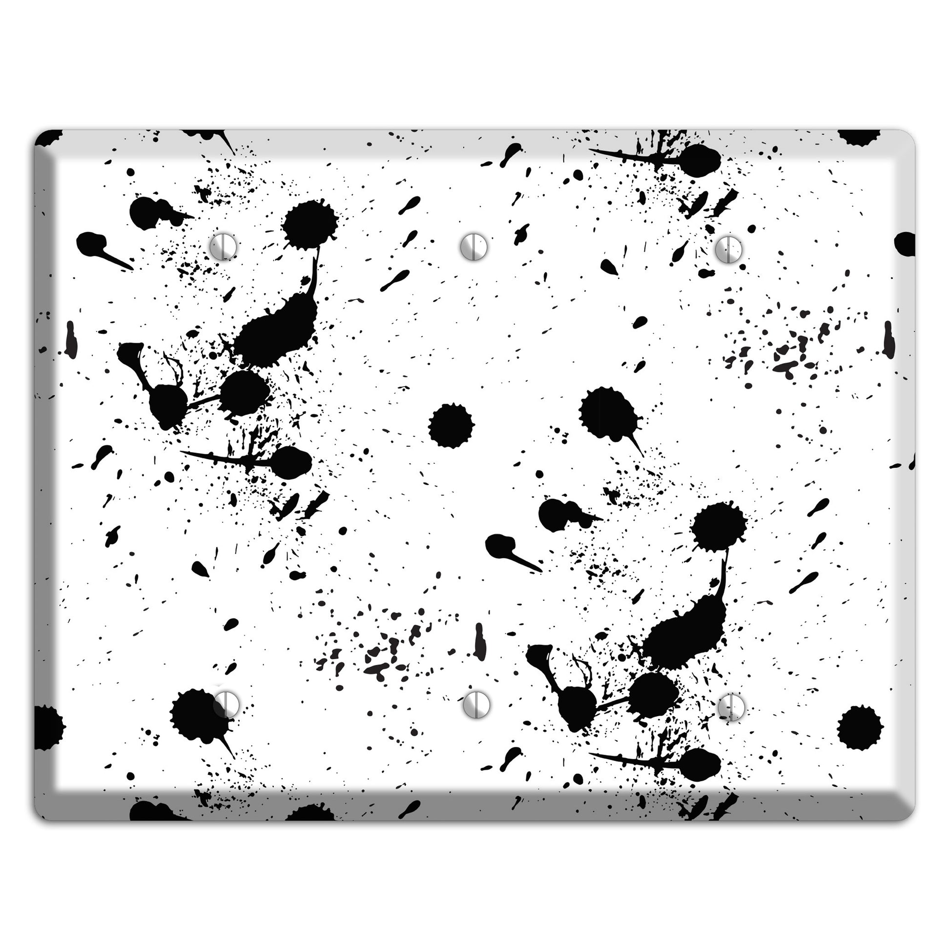 Ink Splash 3 3 Blank Wallplate