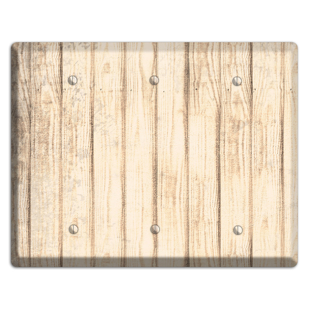 Sidecar Weathered Wood 3 Blank Wallplate