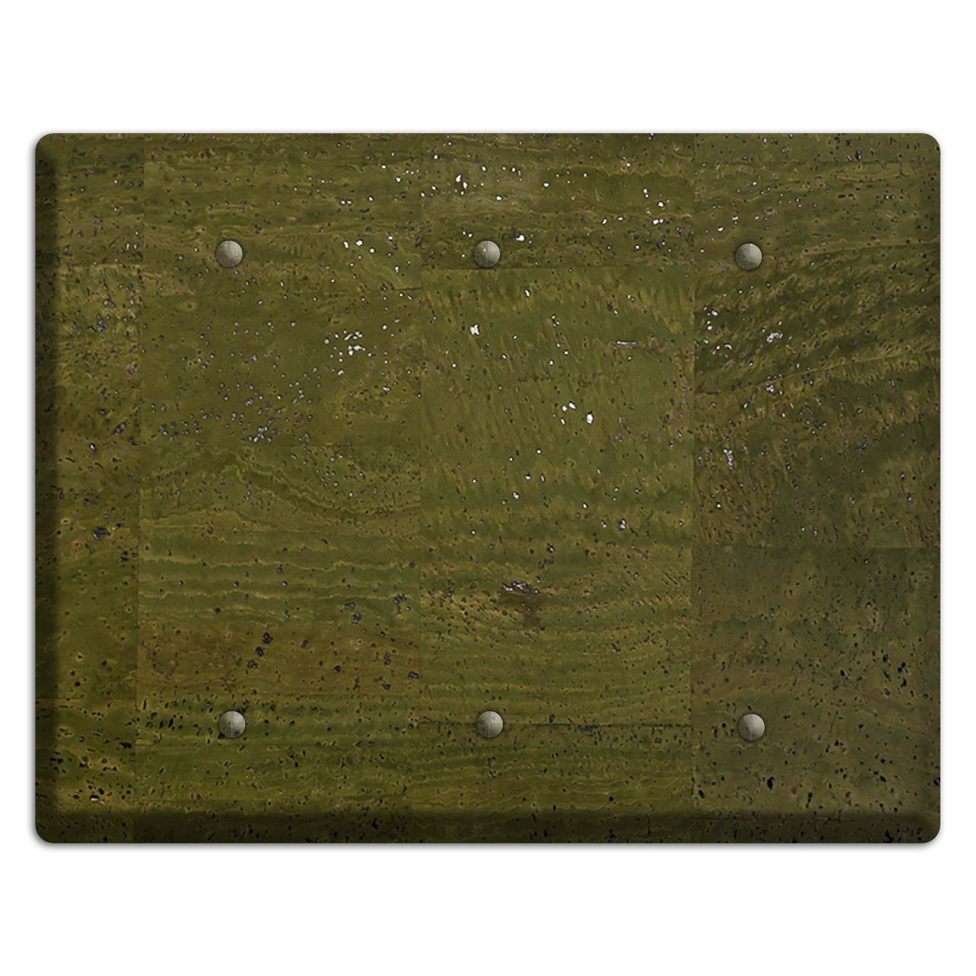 Olive Cork 3 Blank Wallplate