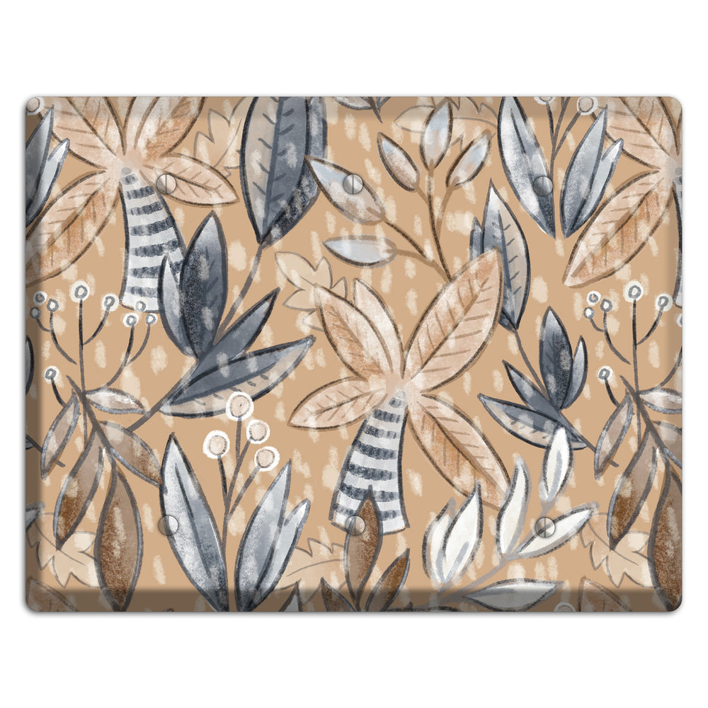 Autumn Leaves 3 Blank Wallplate