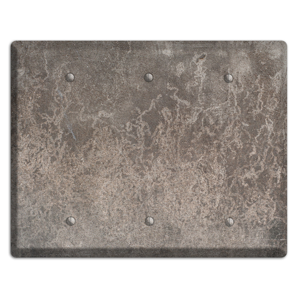 Old Concrete 1 3 Blank Wallplate
