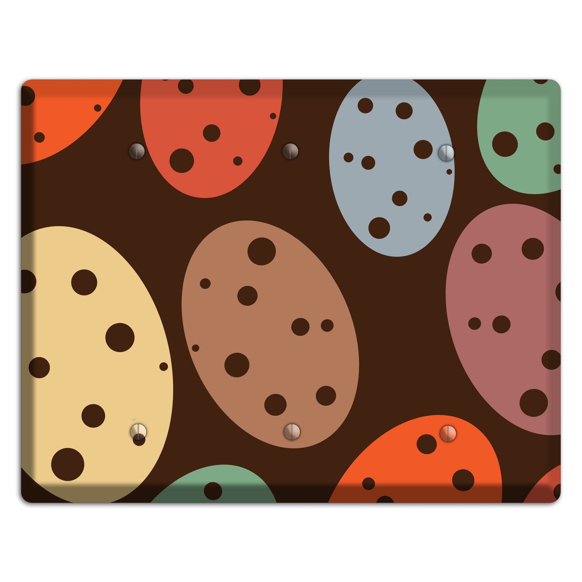 Brown Eggs 3 Blank Wallplate