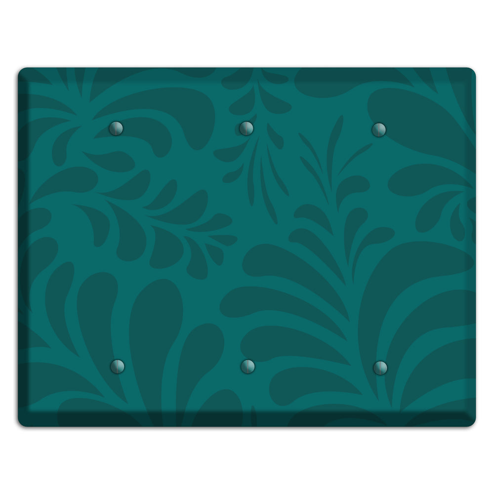 Jade Herati 3 Blank Wallplate