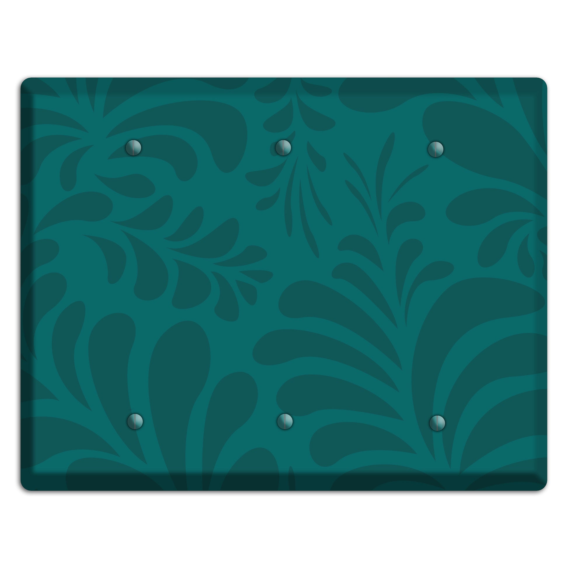 Jade Herati 3 Blank Wallplate