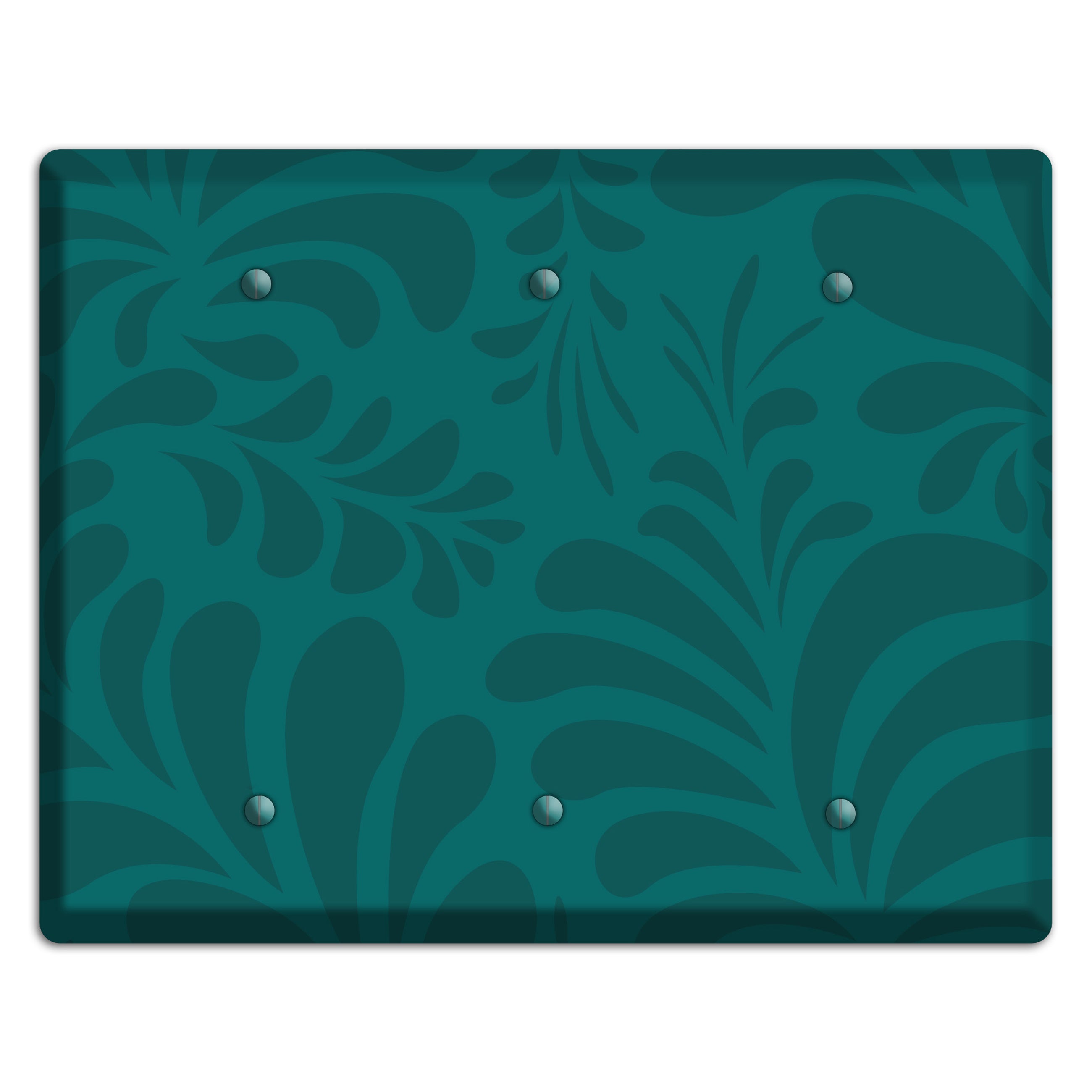 Jade Herati 3 Blank Wallplate