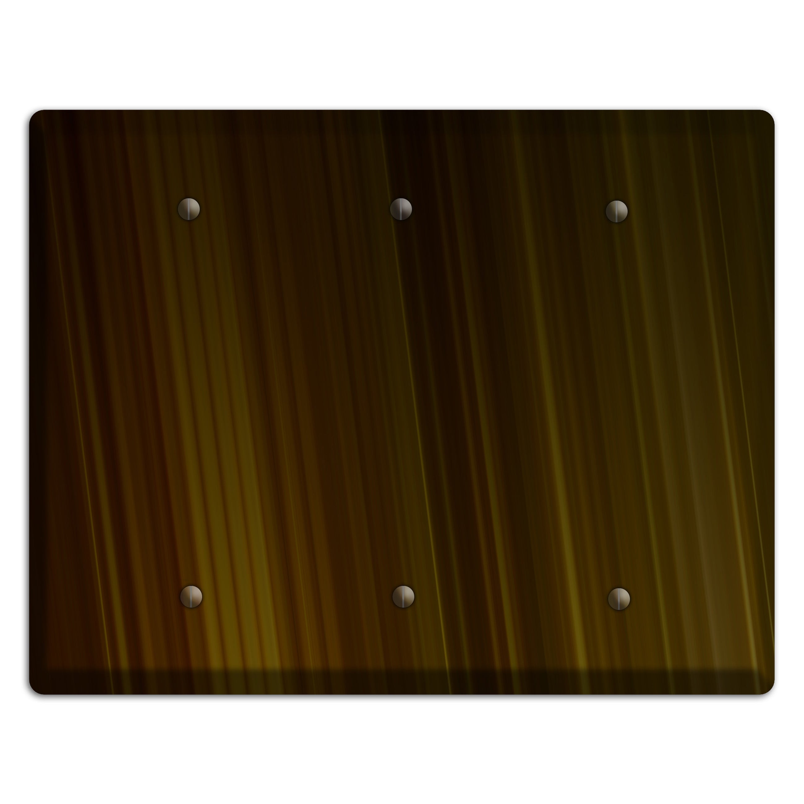 Brown Ray of Light 3 Blank Wallplate