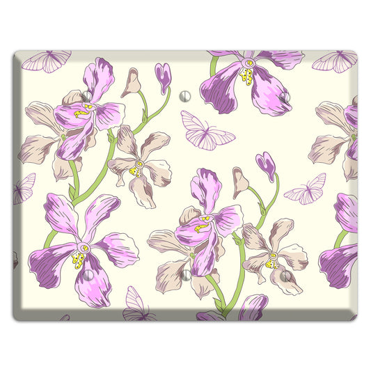 Orchid 3 Blank Wallplate